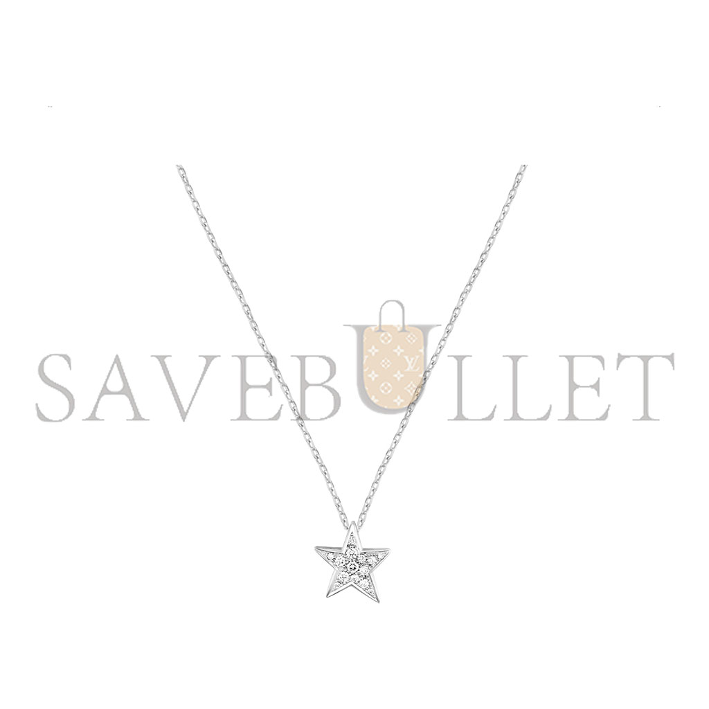 Ch*el comÈte gÉode necklace j0868